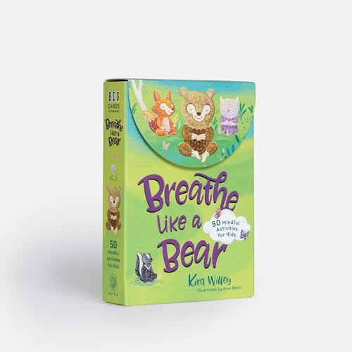 Breathe Like a Bear Mindfulness Cards: 50 Mindful Activities for Kids (Big Cards for Little Hands)