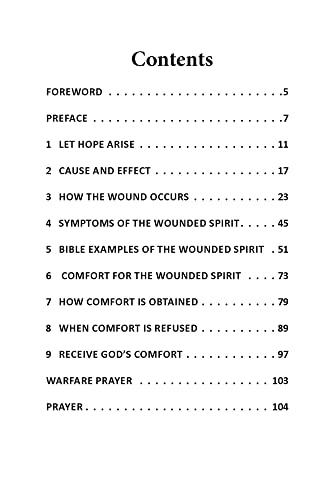 Comfort for the Wounded Spirit: A Message of Hope for Those how are Bruised, Crushed or Broken (Spiritual Warfare)