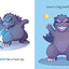 Love from Godzilla by Luchini, Olivia