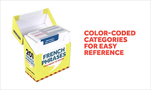 201 French Phrases You Need to Know Flashcards (Barron's Foreign Language Guides) (French Edition)