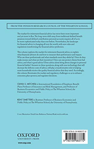 The Market for Retirement Financial Advice (Pension Research Council Series)