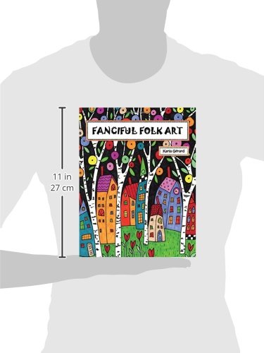 Fanciful Folk Art Coloring Book