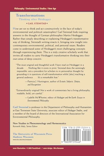 Transformations: Thinking after Heidegger (New Studies Phenomenology/Hermeneutics)