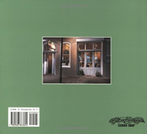 Gumbo Shop : A New Orleans Restaurant Cookbook — back cover