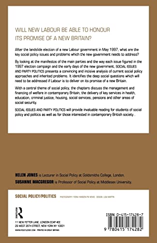 Social Issues and Party Politics