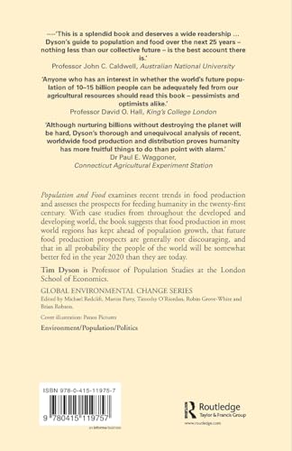 Population and Food: Global Trends and Future Prospects (Global Environmental Change Series)