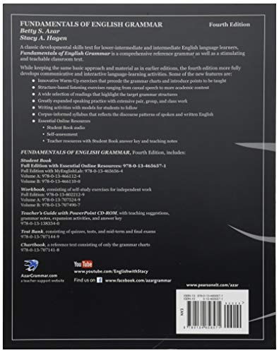 Fundamentals of English Grammar with Essential Online Resources, 4e (4th Edition)