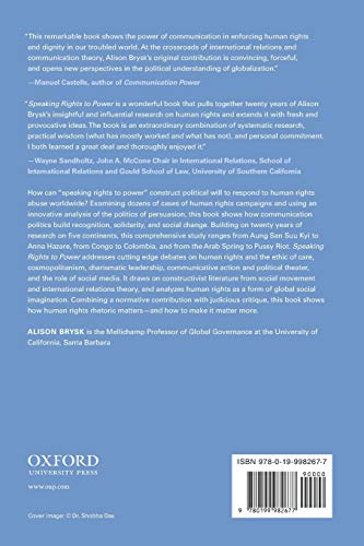 Speaking Rights to Power: Constructing Political Will