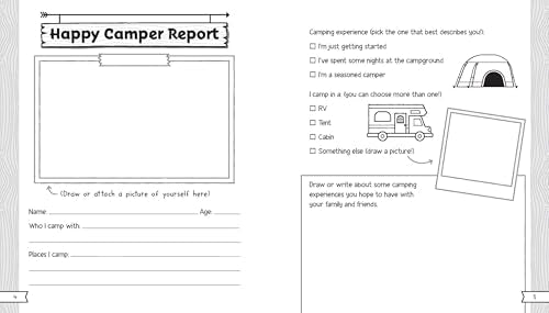 Let's Go Camping: A Journal and Logbook for Kids (Where Should We Camp Next?)