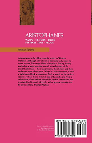 Aristophanes Plays: 2: Wasps; Clouds; Birds; Festival Time; Frogs (Classical Dramatists)