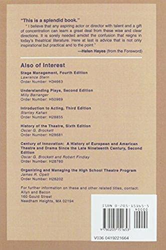 Acting Without Agony: An Alternative to the Method (2nd Edition) — back cover