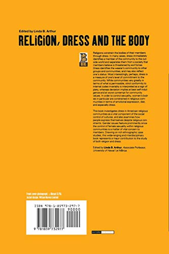 Religion, Dress and the Body (Dress, Body, Culture)