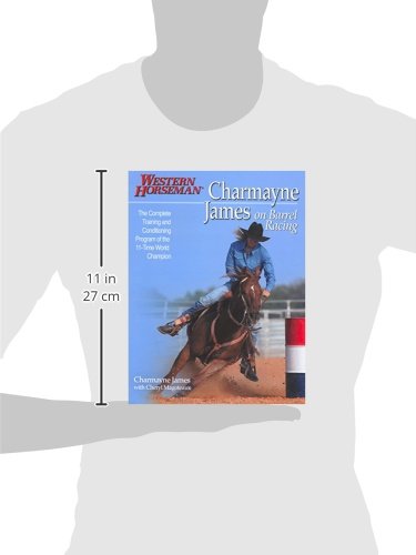 Charmayne James on Barrel Racing