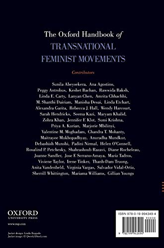 The Oxford Handbook of Transnational Feminist Movements (Oxford Handbooks)