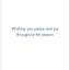 Filigree Ornament Small Boxed Holiday Cards (20 cards, 21 self-sealing envelopes)