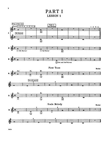 Beeler Method for the Cornet Book 1 (Walter Beeler Series for Brass Instruments)
