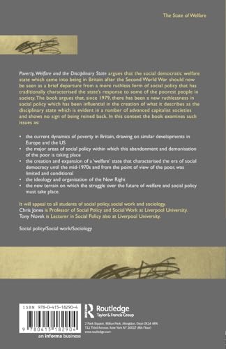 Poverty, Welfare and the Disciplinary State (State of Welfare)