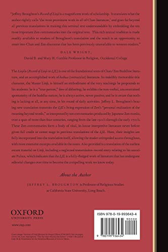 The Record of Linji: A New Translation of the Linjilu in the Light of Ten Japanese Zen Commentaries