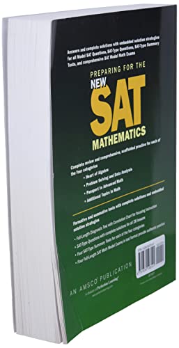 Preparing for the NEW SAT: Mathematics