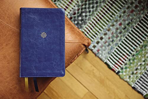 NKJV, Thompson Chain-Reference Bible, Handy Size, Leathersoft, Navy, Red Letter, Comfort Print