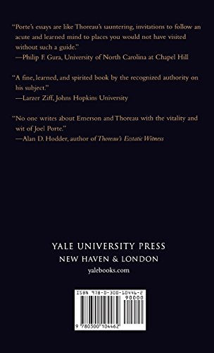 Consciousness and Culture: Emerson and Thoreau Reviewed