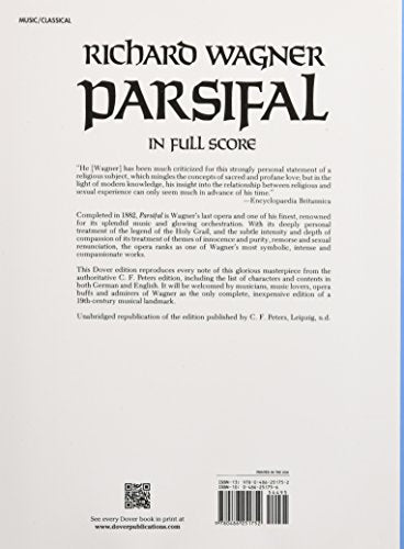 Parsifal in Full Score (Dover Opera Scores)