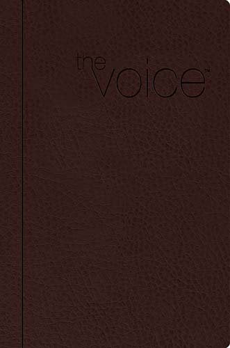 The Voice Bible: Step into the Story of Scripture /Saddle Brown Leathersoft/Other Translations/Study