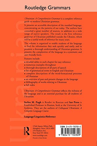 Ukrainian: A Comprehensive Grammar (Routledge Comprehensive Grammars)