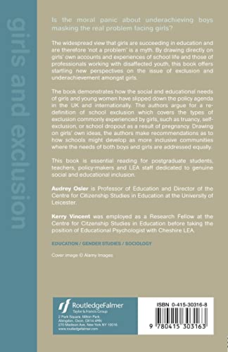 Girls and Exclusion: Rethinking the Agenda