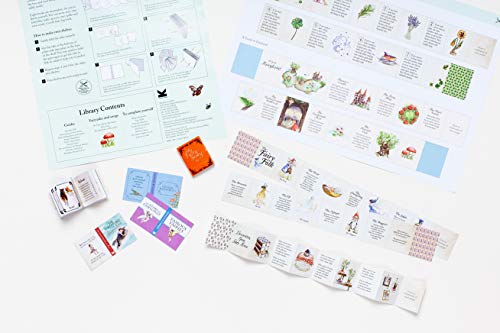 My Fairy Library: Make a Magical World of Miniature Books (Miniature Library Set, Library Making Kit, Fairytale Stories)