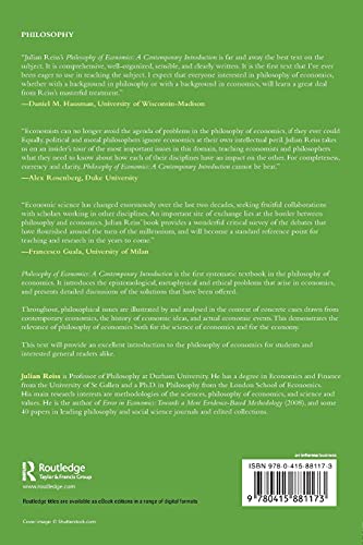 Philosophy of Economics (Routledge Contemporary Introductions to Philosophy)