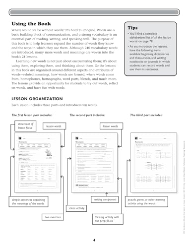 240 Vocabulary Words Kids Need to Know: Grade 6: 24 Ready-To-Reproduce Packets Inside!