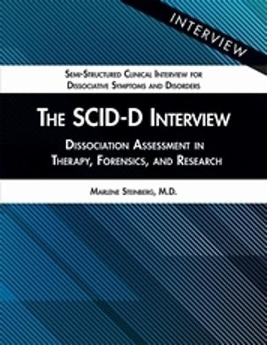 The SCID-D Interview: Dissociation Assessment in Therapy, Forensics, and Research (5 Pack) (Semi-structured Clinical Interview for Dissociative Symptoms and Disorders)