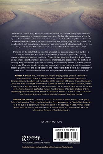 Qualitative Inquiry at a Crossroads: Political, Performative, and Methodological Reflections (International Congress of Qualitative Inquiry Series)