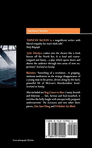 McLean Plays: 1: Julie Allardyce; Blackden; Rug Comes to Shuv; One Sure Thing; I'd Rather Go Blind (Contemporary Dramatists)