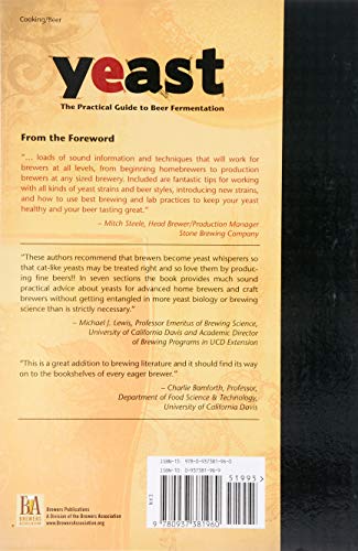 Yeast: The Practical Guide to Beer Fermentation (Brewing Elements) — back cover