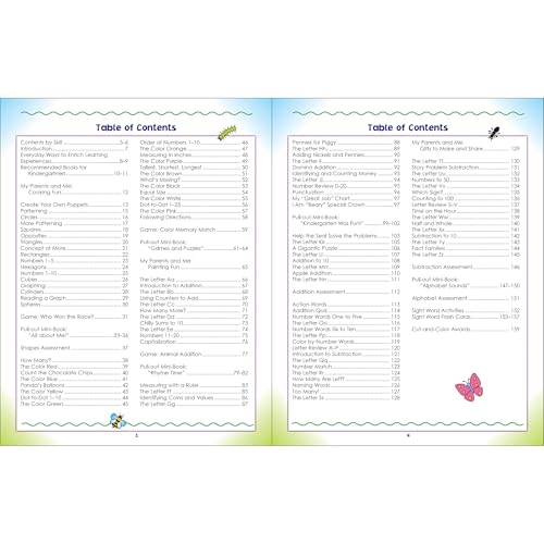 Carson Dellosa Mastering Basic Skills Kindergarten Workbook, Phonics, Sight Words, Reading, and Math for Kids Ages 5-6, Classroom or Homeschool Curriculum