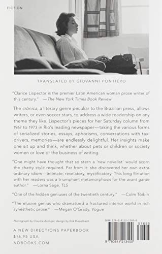 Selected Cronicas — back cover