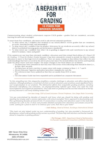 Repair Kit for Grading: (3rd Edition) 15 Fixes for Broken Grades with Discussion and Repair Guide