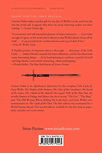 Lexicon Urthus: A Dictionary for the Urth Cycle (Sirius Fiction Dictionaries)