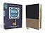 NIV Study Bible, Fully Revised Edition (Study Deeply. Believe Wholeheartedly.), Leathersoft, Navy/Tan, Red Letter, Thumb Indexed, Comfort Print