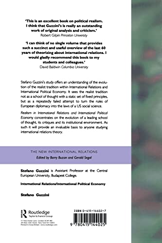 Realism in International Relations and International Political Economy (New International Relations)