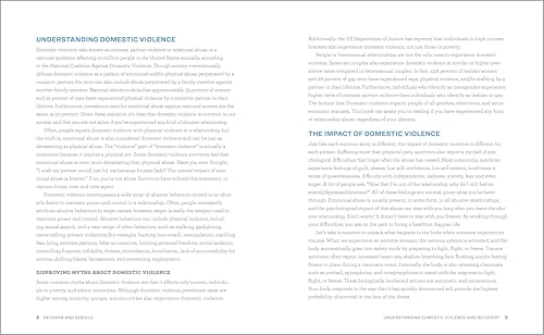 Recover and Rebuild Domestic Violence Workbook: Moving On from Partner Abuse