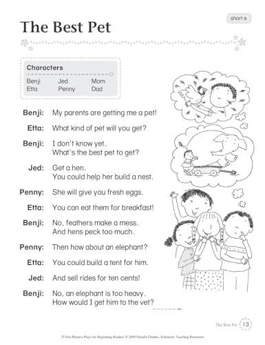 25 Fun Phonics Plays for Beginning Readers: Engaging, Reproducible Plays That Target and Teach Key Phonics Skills and Get Kids Eager to Read!