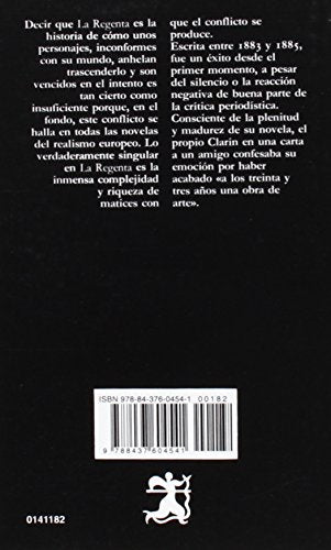 La Regenta, I (Letras Hispanicas / Hispanic Writings) (Spanish Edition)