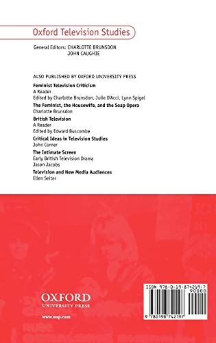 Television Drama: Realism, Modernism, and British Culture (Oxford Television Studies)
