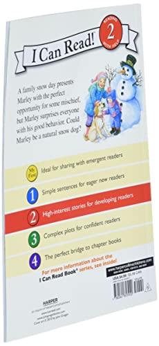 Marley: Snow Dog Marley: A Winter and Holiday Book for Kids (I Can Read Level 2)