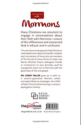 Engaging with Mormons: Understanding Their World; Sharing Good News