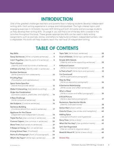 Scholastic Success with Writing Grade 4 Workbook