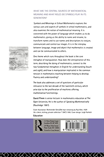 Symbols and Meanings in School Mathematics (Series)
